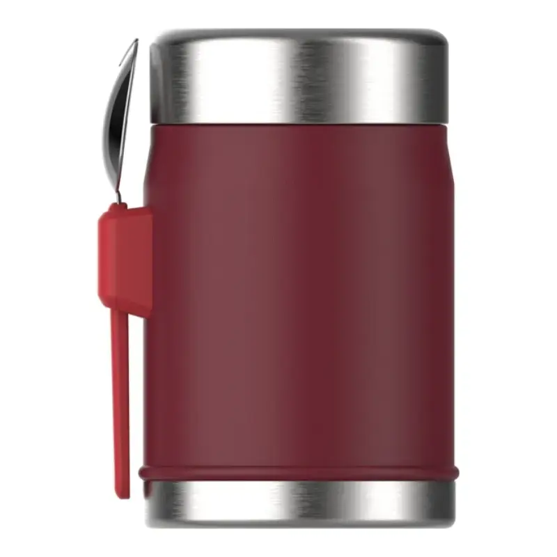 Termoss ēdienu The Legendary Food Jar + Spork 0,4L tumši sarkans