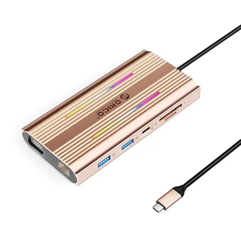 Orico XDR 12-in-1 RGB USB-C Docking