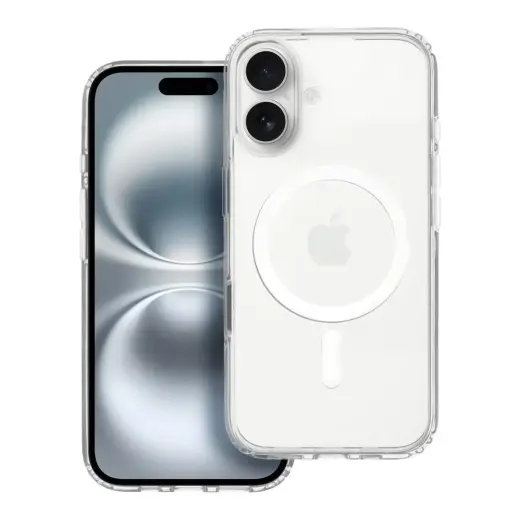 Clear Elite Mag telefono dėklas su MagSafe palaikymu iPhone 16 skaidrus