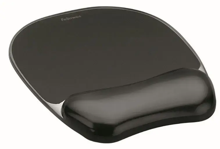 Mouse Pad gel CRYSTAL, black