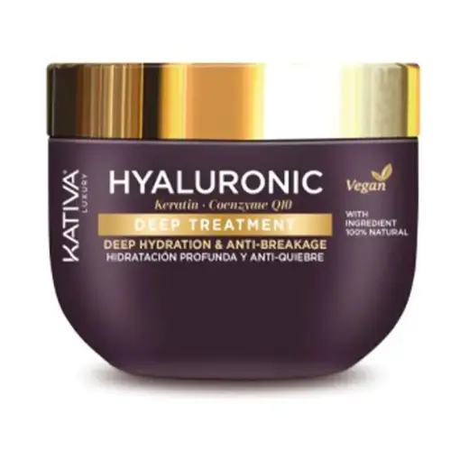 Deep Treatment with Hyaluronic Keratin and Coenzyme Q10 Kativa 300 Ml