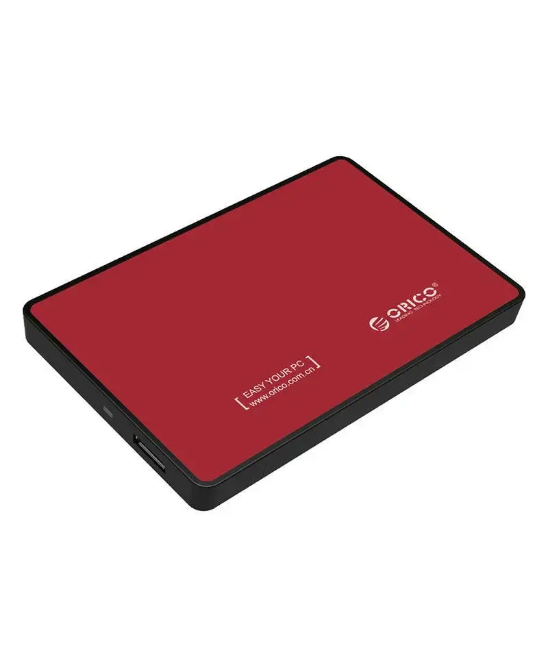 Hard drive external enclosure Orico SSD|HDD 2.5" SATA III (red)