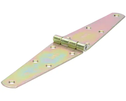Triangle hinge ZTS 250x45x2.0 mm steel, brass-plated