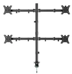 Monitora stiprinājums Gembird Adjustable Desk Mounted 4-display Rotate Tilt Swivel
