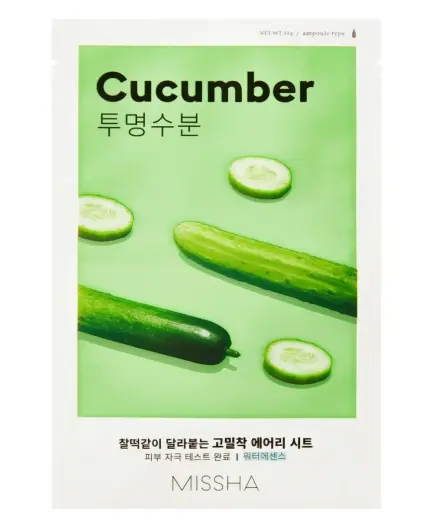 Missha Airy Fit Maschera in Foglio, Cucumber 19 G 19 G