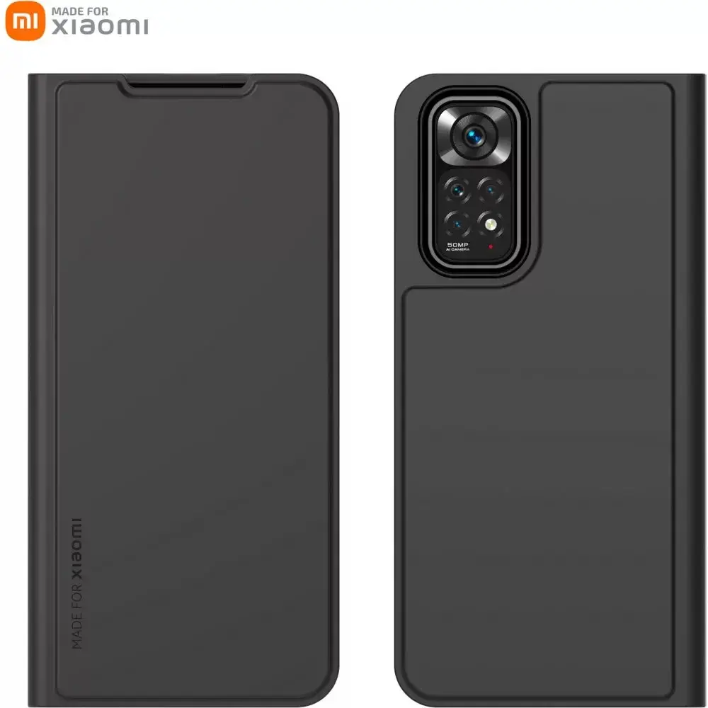 Made for Xiaomi Book Case for Xiaomi Redmi Note 11|11s Black
