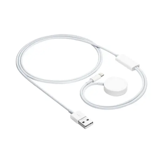 Charging Cable Apple Watch Ultra 2 | Series 9|8|7|6|5|4|3|2|1 Akyga AK-SW-43 Lightning Connector 1m