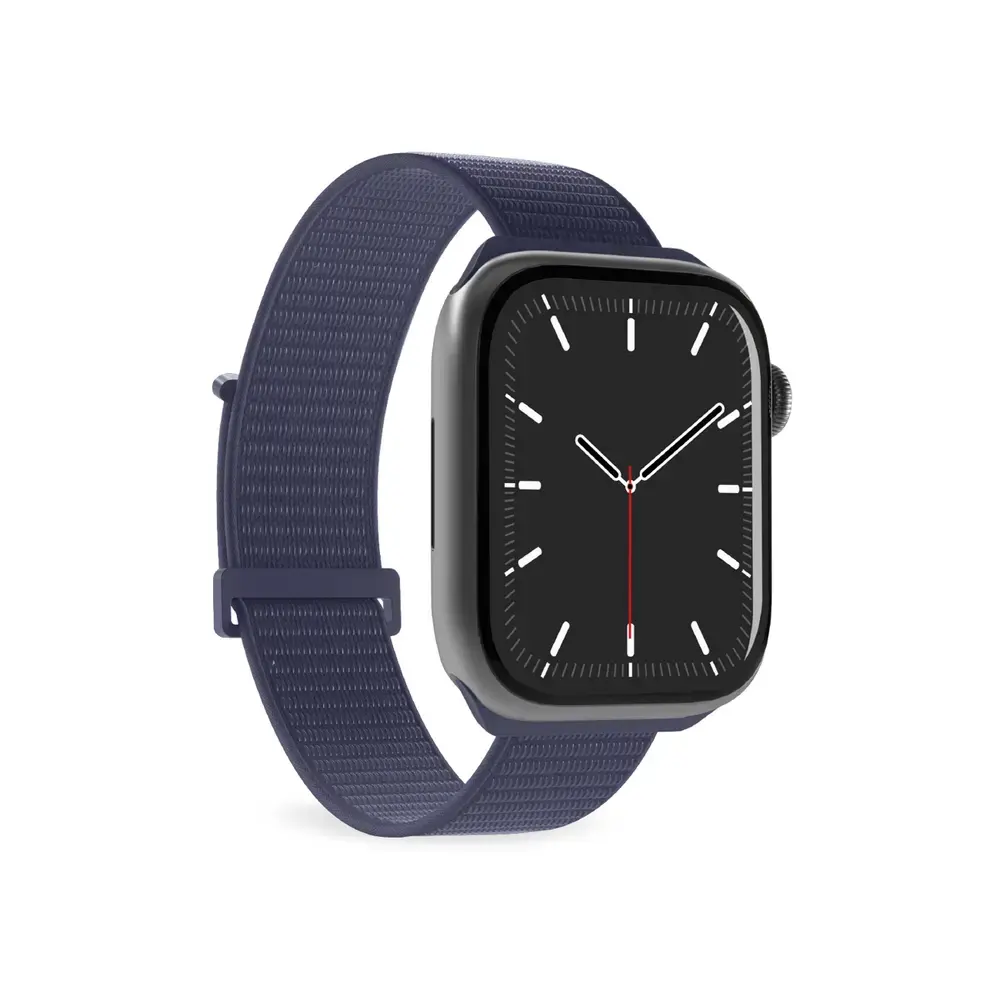 Puro Sport viedpulksteņa siksniņa priekš Apple Watch (44/45/46/49 mm) | neilons | tumši zila