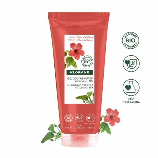 Klorane Cupuaçu Hibiscus Flower Nourishing Shower Gel 200ml