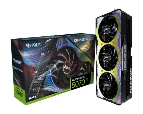 Palit GeForce RTX 5070 Ti GameRock 16GB GDDR7 DLSS4 (NE7507T019T2-GB2030G)