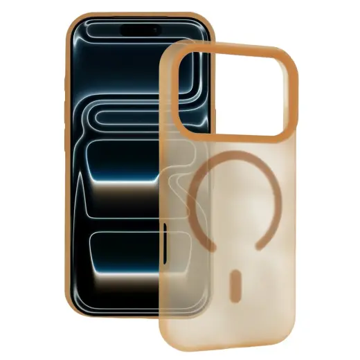 Tel Protect Mist Matte telefoni ümbris MagSafe toega iPhone 16 Pro pruun