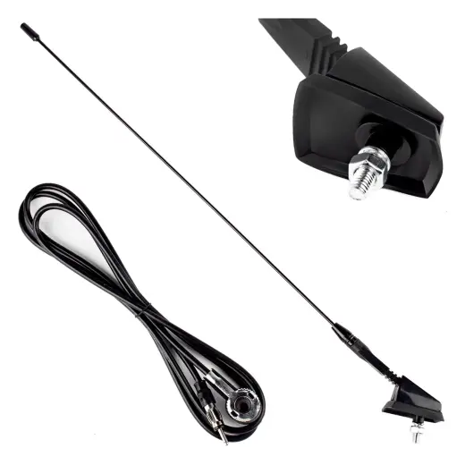 Car Antenna 41cm 5mm adaptor ANT01 AMIO-01048
