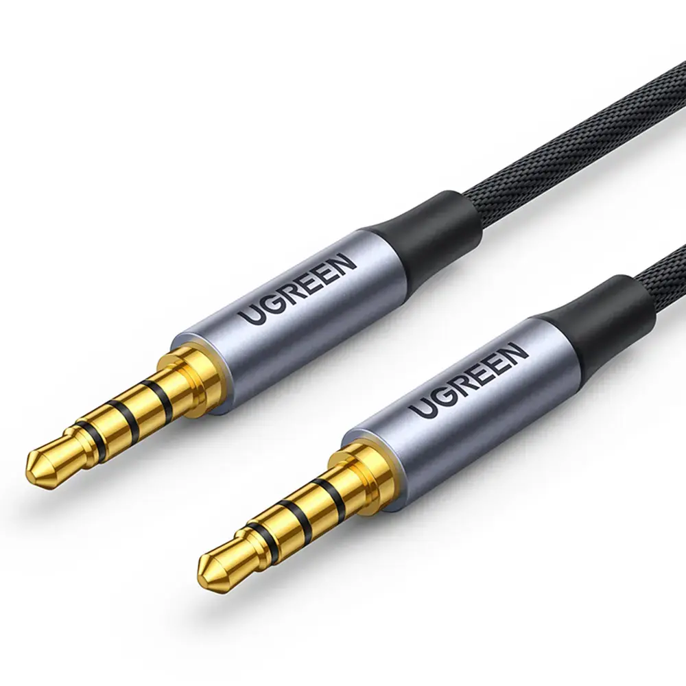 UGREEN AV183 minipistikukaabel 3,5 mm, AUX, 3 m (must)