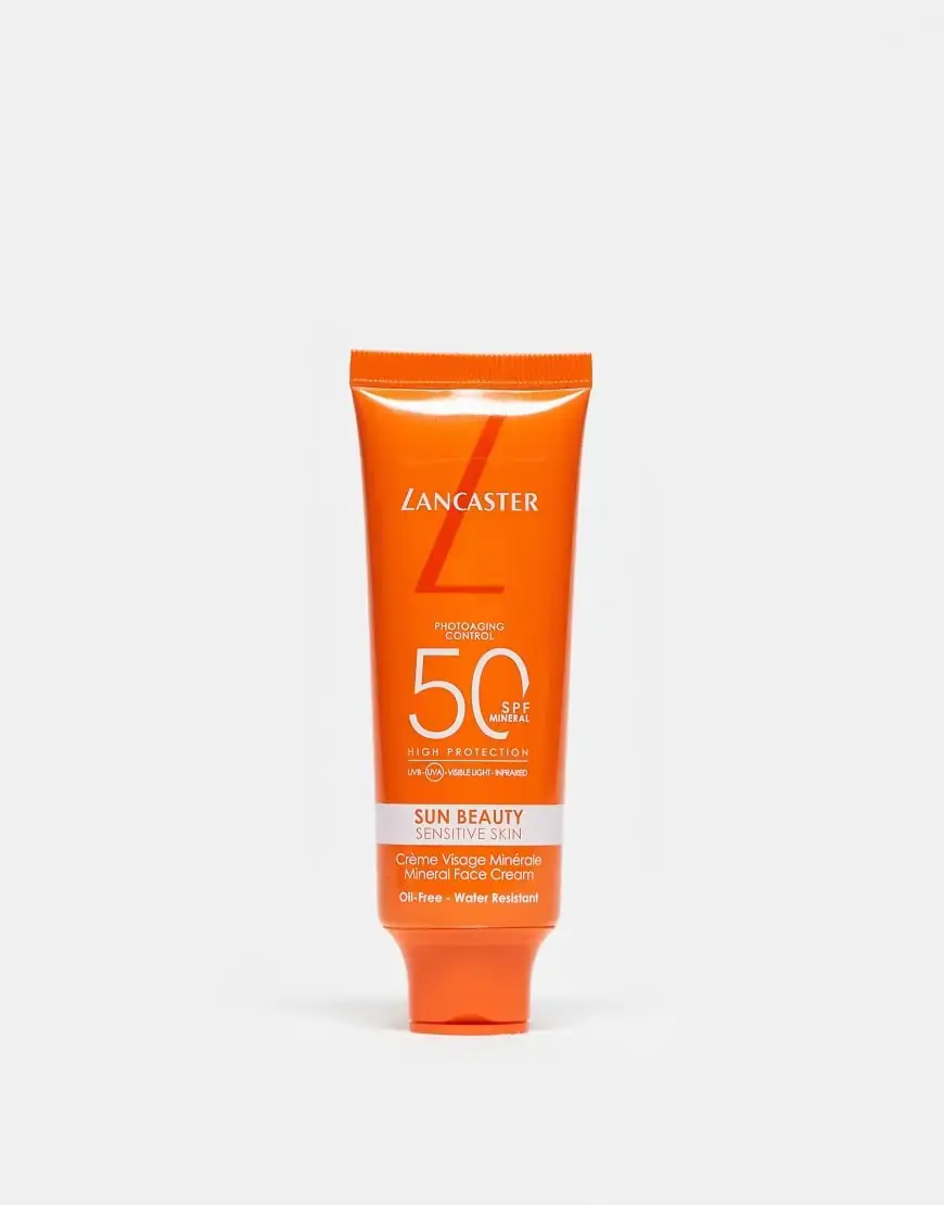 Lancaster Sun Beauty Sensitive Skin Mineral Face Cream SPF50 50 Ml