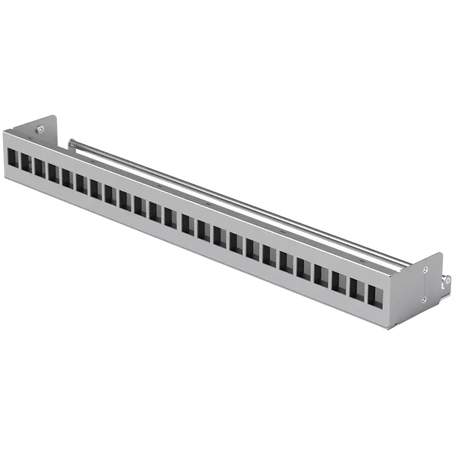 Ubiquiti blank keystone patch panel - 1U