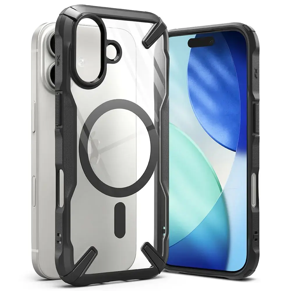 Ringke Fusion X Magnetic phone case with MagSafe support for Apple iPhone 17 black