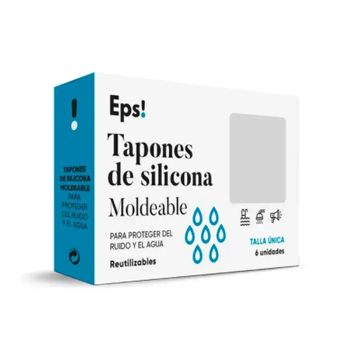 EPS Mouldable Silicone Ear Plugs, 6