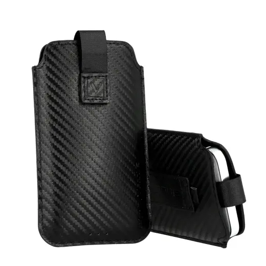 Vennus CARBON Case (Size 17) for Iphone 15/15 Pro/16/16 Pro/Samsung A54 5G/S23 FE/S24/S24 Plus/S25/S25 Plus BLACK