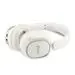 Guess Rectangle Metal Script Logo ENC Wireless Headphone White