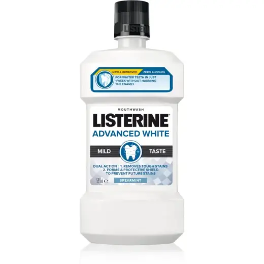 Listerine Advanced White Delicate Taste - Whitening Mouthwash - 500ml