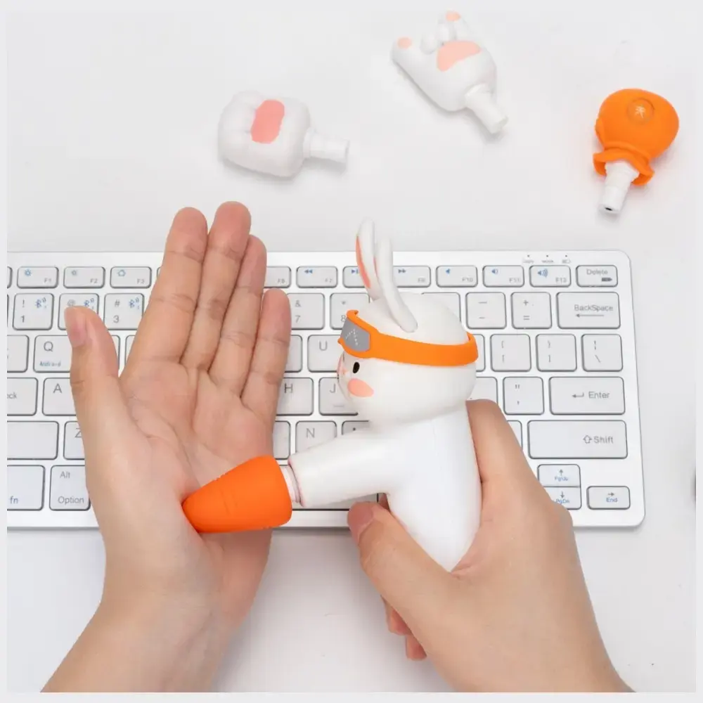 Mini massage gun 4smarts ACECOOL Rabbit white