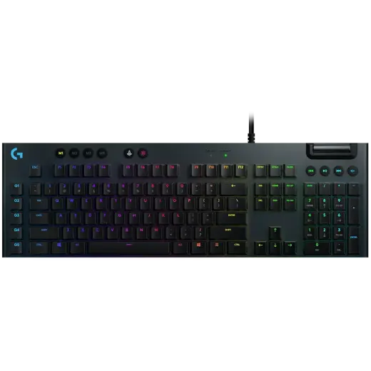 LOGITECH G815 Corded LIGHTSYNC Mechanical Gaming Keyboard - CARBON - US INT'L - CLICKY