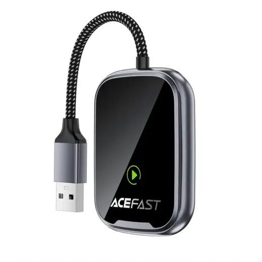 Acefast QC1 Wireless Car Adapter - Gray