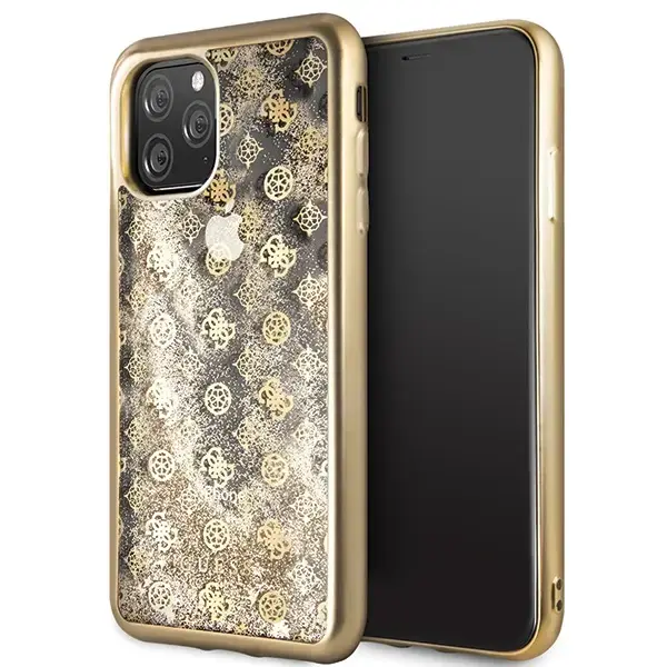 Guess Telefona Vāciņš priekš iPhone 11 Pro Max Zelta