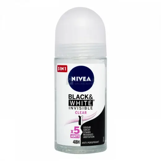 Nivea Invisible for Black & White 48h Antiperspirant Sphere - 50 Ml