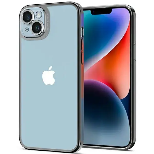 Spigen Optik Armor iPhone 14 chrome grey ACS05057