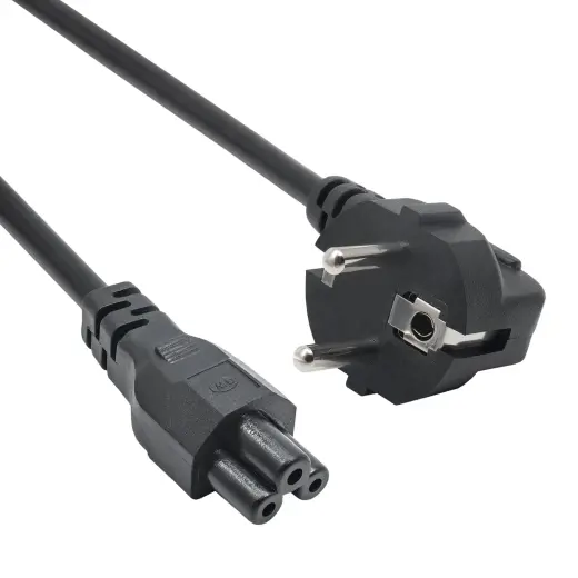 Power Cable for Notebook Akyga AK-NB-08C Clover CU CEE 7|7 | IEC C5 1m