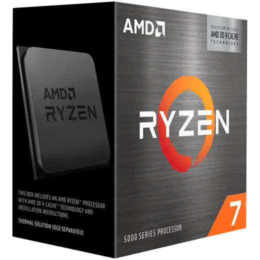 AMD CPU Desktop Ryzen 7 8C/16T 5800X3D (3.4/4.5GHz Boost,96MB,105W,AM4) Box