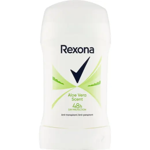 Rexona, Deodorante, Stick Women 50ml Aloe Vera - Effective Deodorant for Women (Stick, 50ml)