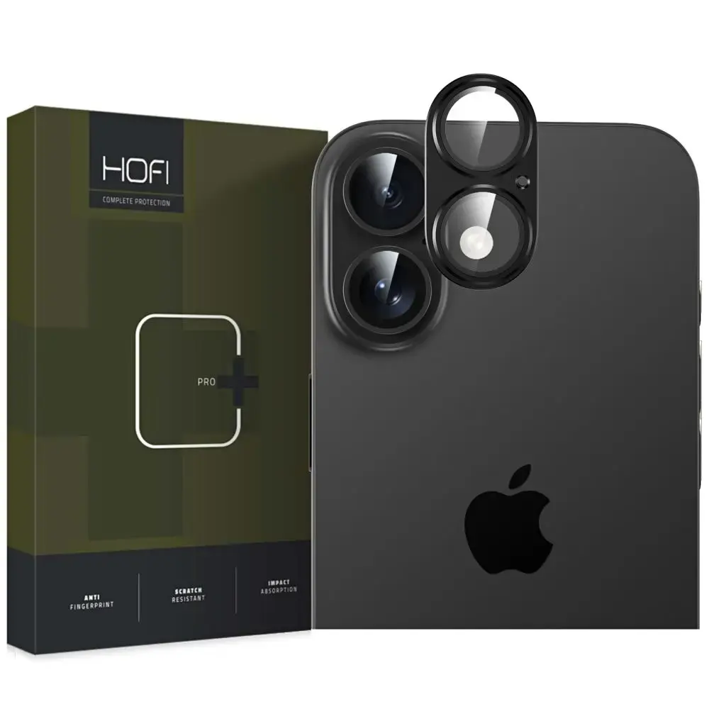 HOFI FULLCAM PRO+ KAMERAS VĀCIŅŠ IPHONE 16 | 16 PLUS MELNS