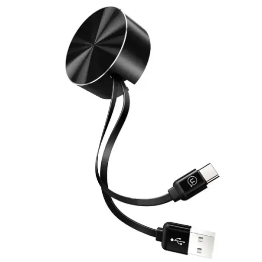 USAMS US-SJ164 datu pārraides un uzlādes vads | USB-A uz USB-C | 10W | 1m | melns