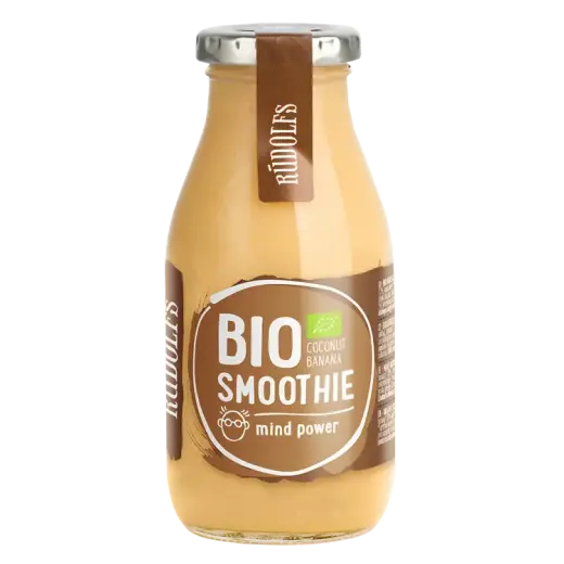 Smūtijs RŪDOLFS BIO kokosa, banānu "Intelektam", 260ml (DEP)