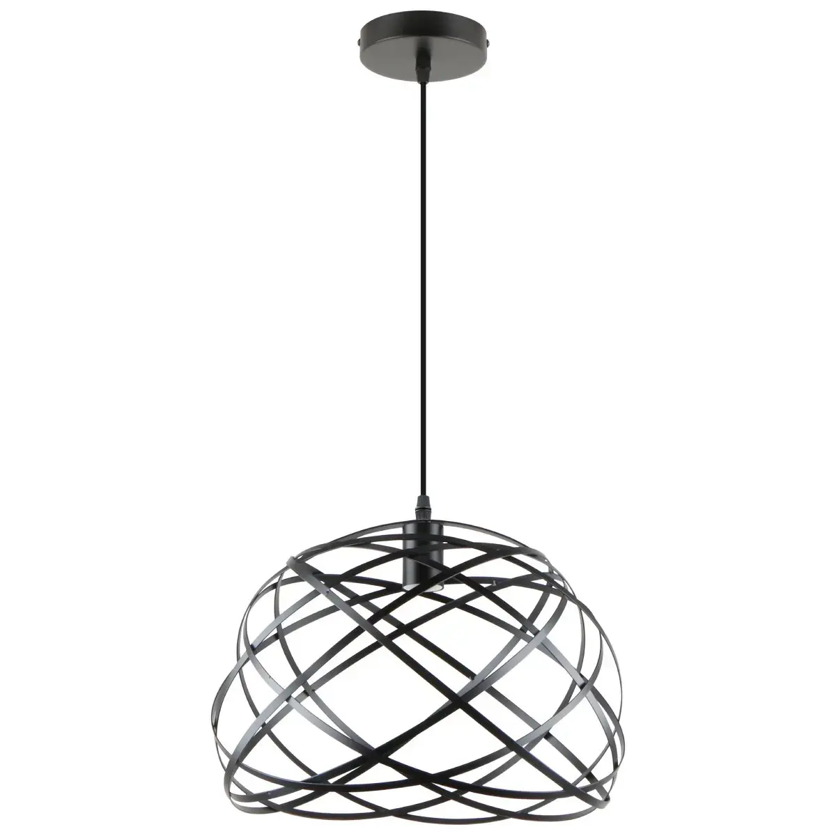 Griestu lampa, E27, Max 40W, 220-240V, Melna