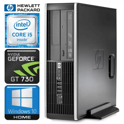 HP 8100 Elite SFF i5-650 8GB 480SSD GT730 4GB DVD WIN10 [refurbished]