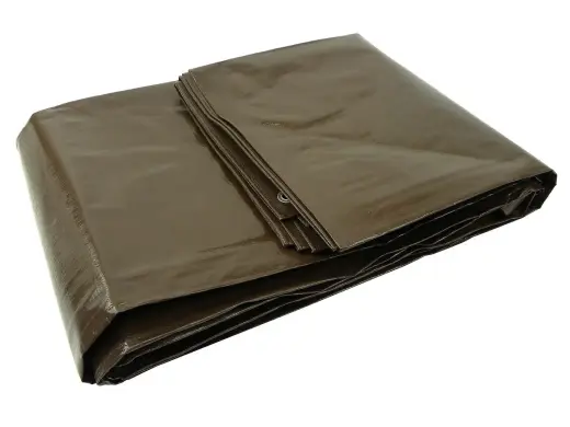 PE kattekeer 3x4m, ülipaks, pruun