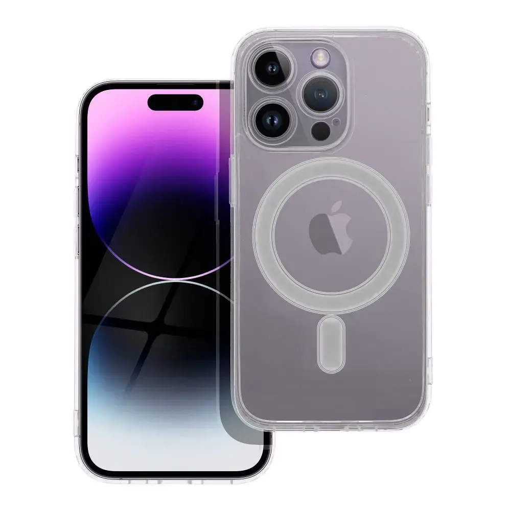 Clear Mag maciņš ar MagSafe atbalstu telefonam iPhone 14 Pro caurspīdīgs