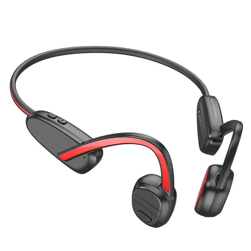 Borofone sporta austiņas BE62 Receptive bluetooth sarkanas