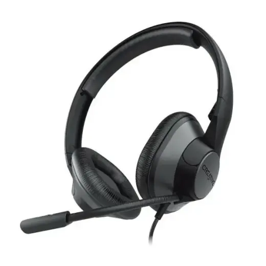 Creative Słuchawki przewodowe             z mikrofonem HS-720 V2 czarny|black USB