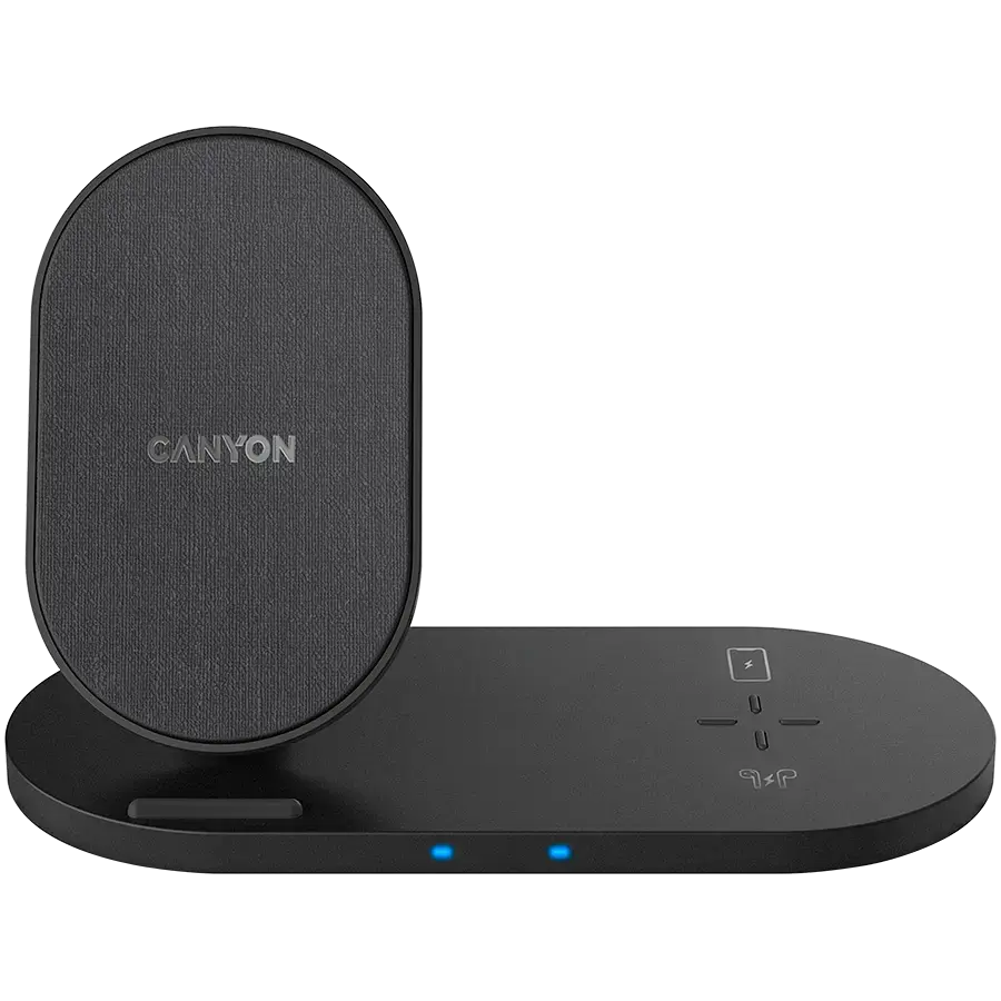 CANYON wireless charger WS-202 10W 2in1 Black
