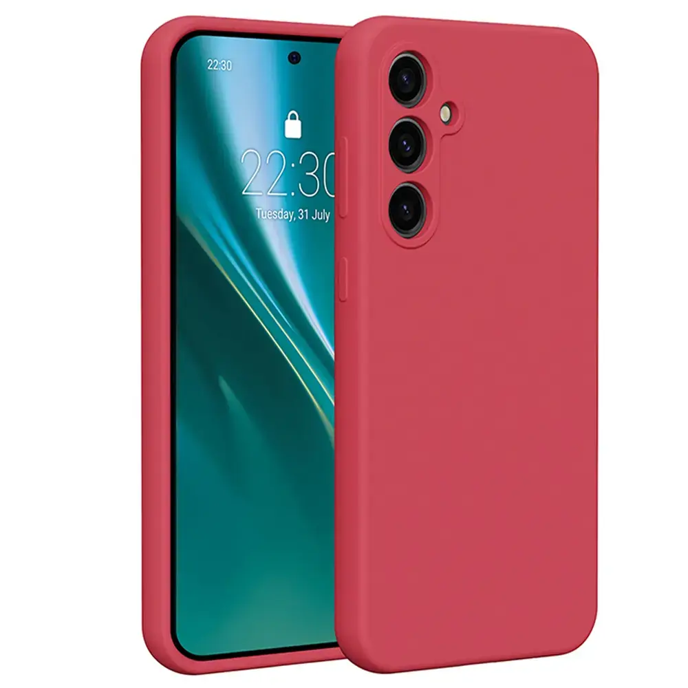 Etteri silikona telefona maciņš Samsung Galaxy S23 FE malinu