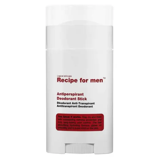 Recipe For Men, Antiperspirant Deodorant, Freshness, Deodorant Stick, For Men, 50 ml