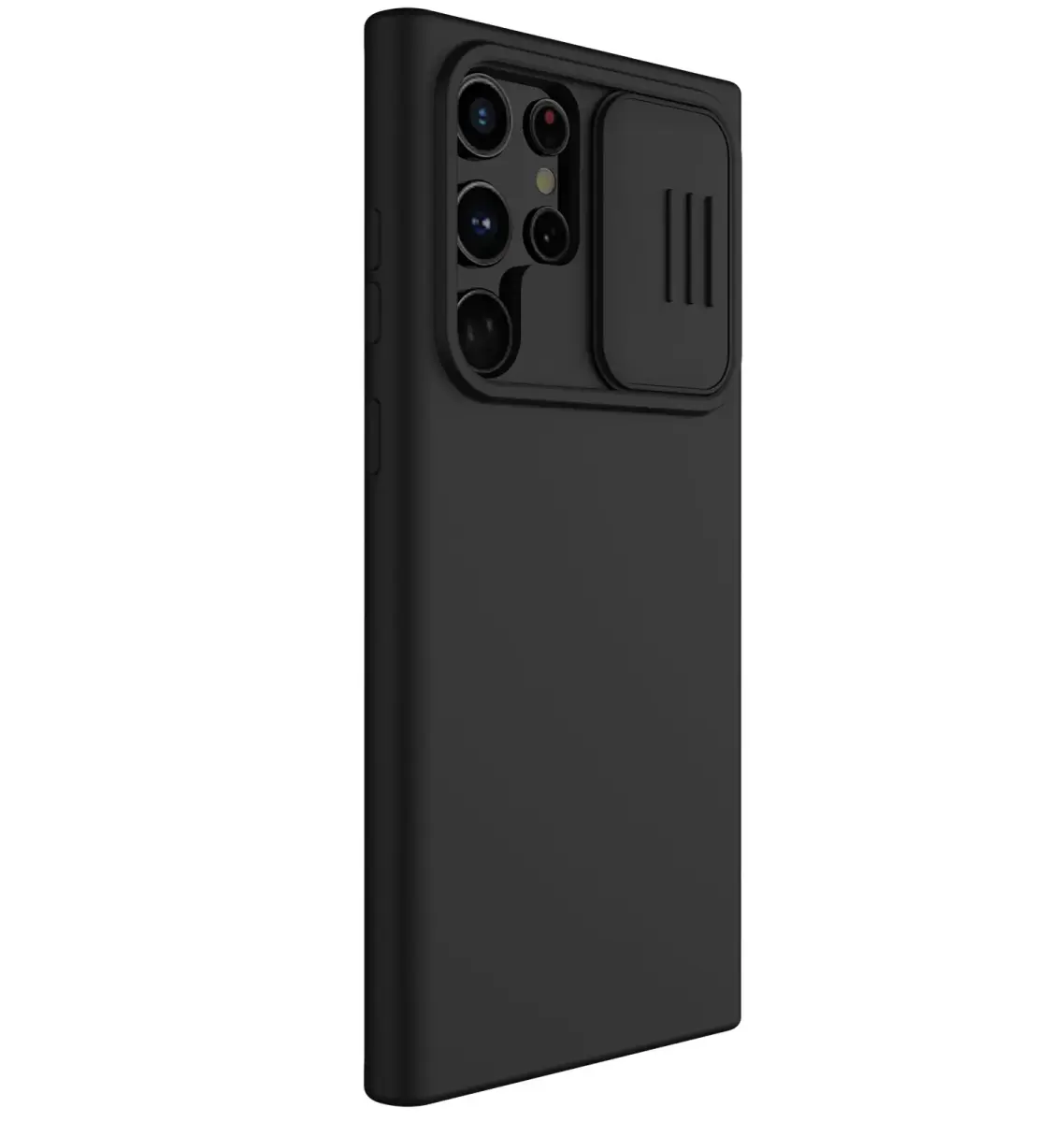 Nillkin CamShield Silky Silicone Case for Samsung Galaxy S22 Ultra Black