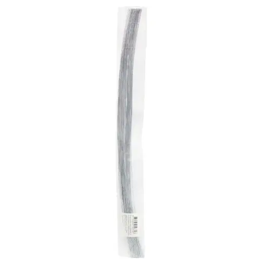 Decorative wire 0,55mm x40cm, 100pcs silver