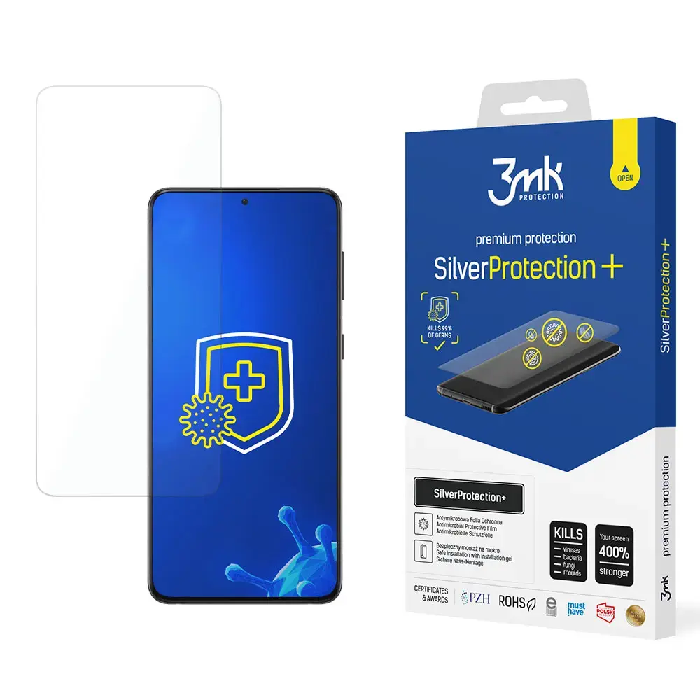 3mk SilverProtection+ aizsargplēve telefona ekrānam Samsung Galaxy S21+ (G996)