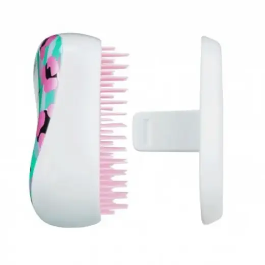 Tangle Teezer, Compact Styler, Detangler, Hair Brush, Pink Aqua