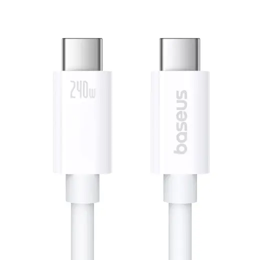 Baseus Superior 2 CB000066 data transfer and charging cable | USB-C to USB-C | 240W | 1.8m | white